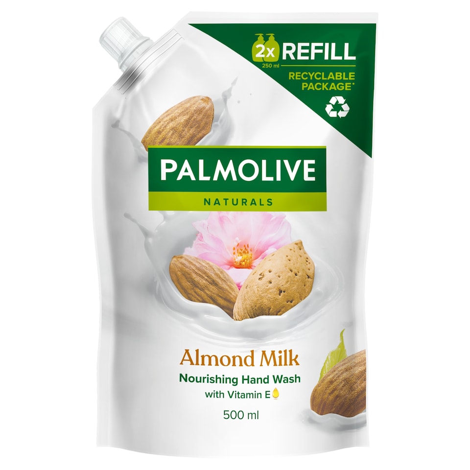 obrázok 1 z Palmolive Naturals Almond Milk tekuté mydlo náhradná náplň 500 ml