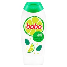 Baba Refreshing Shower Gel with Lemon and Mint Scent 400 ml