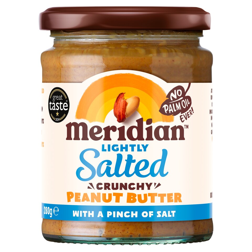 Meridian Lightly Salted Crunchy Peanut Butter 280g