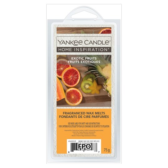 Yankee 6 Wax Melts Exotic Fruits Tesco Groceries