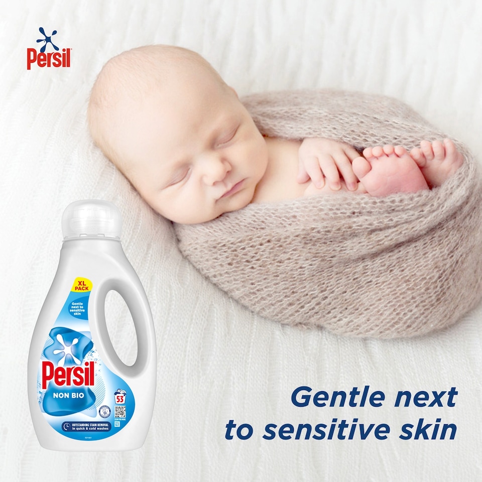 image 1 of Persil Non Bio Laundry Washing Liquid Detergent 53 Washes 1431ml
