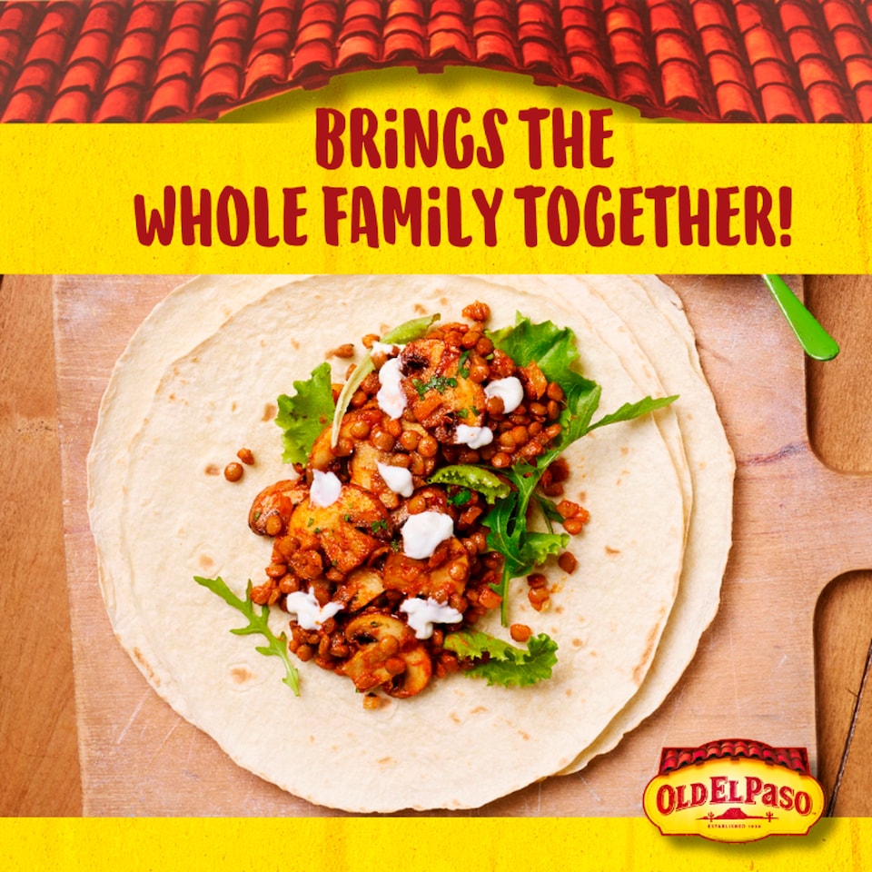 image 1 of Old El Paso Crispy Chicken Fajita Kit 555G