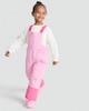 image 1 of F&F Girls Reflective Ski Salopettes in Pink