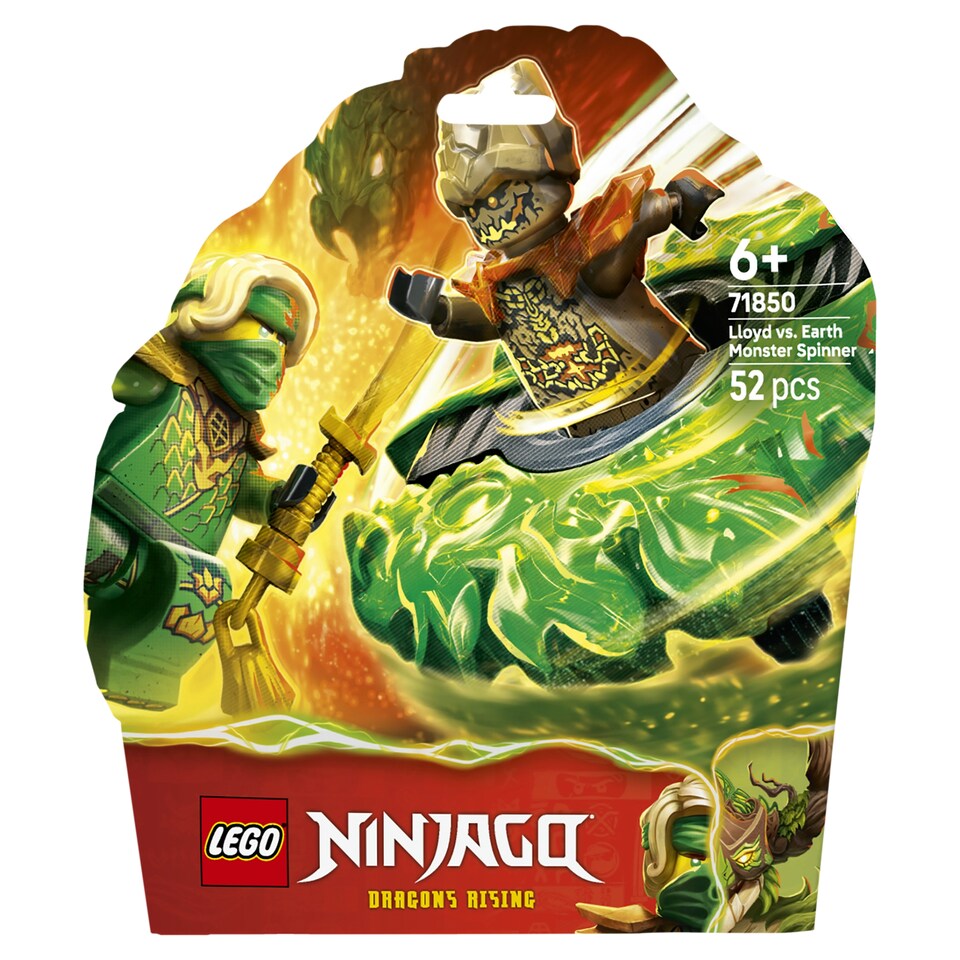 image 1 of LEGO NINJAGO 71850 Lloyd Vs. Earth Monster Spinner