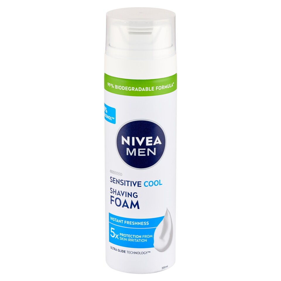image 1 of NIVEA MEN Sensitive Cool Shaving Foam 200 ml