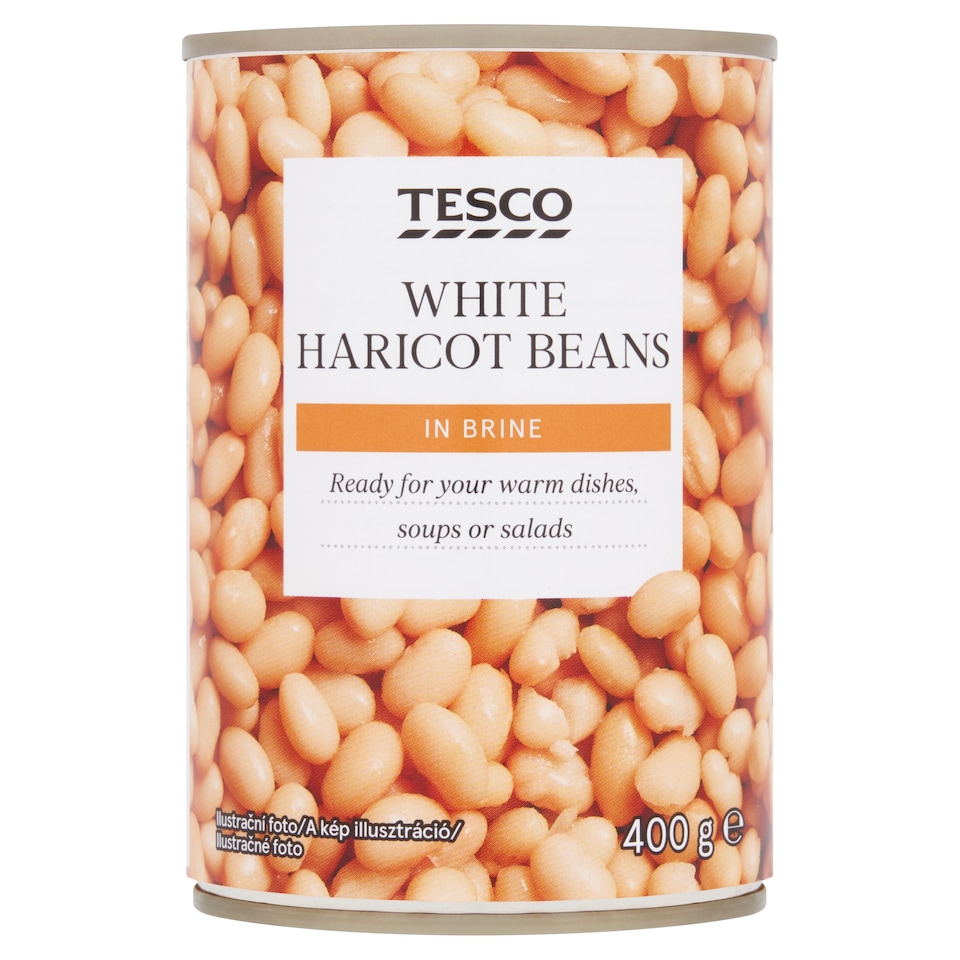 Tesco fehérbab sós lében 400 g