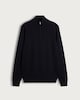 image 4 of F&F Pure Cotton Half Zip Knitted Jumper in Navy