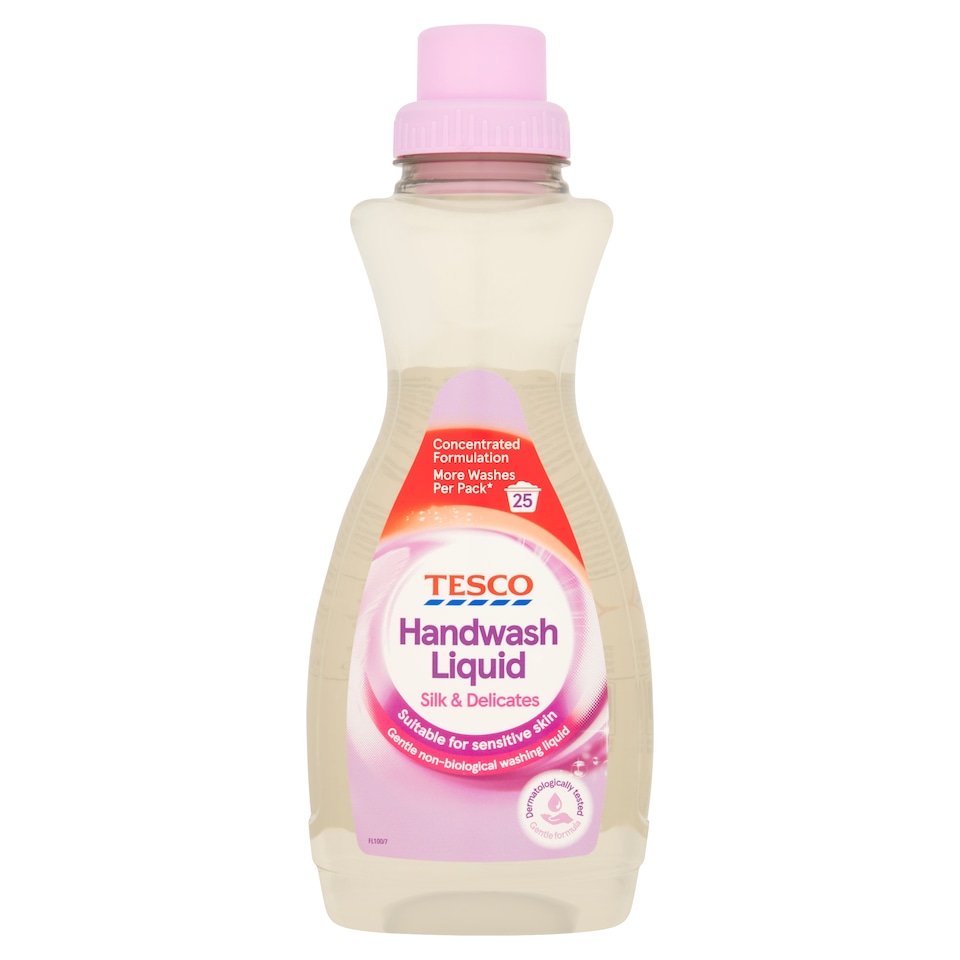 Tesco Handwash Liquid Silk & Delicates 750ml