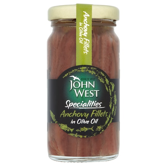 John West Anchovies In Olive Oil 100G Tesco Groceries