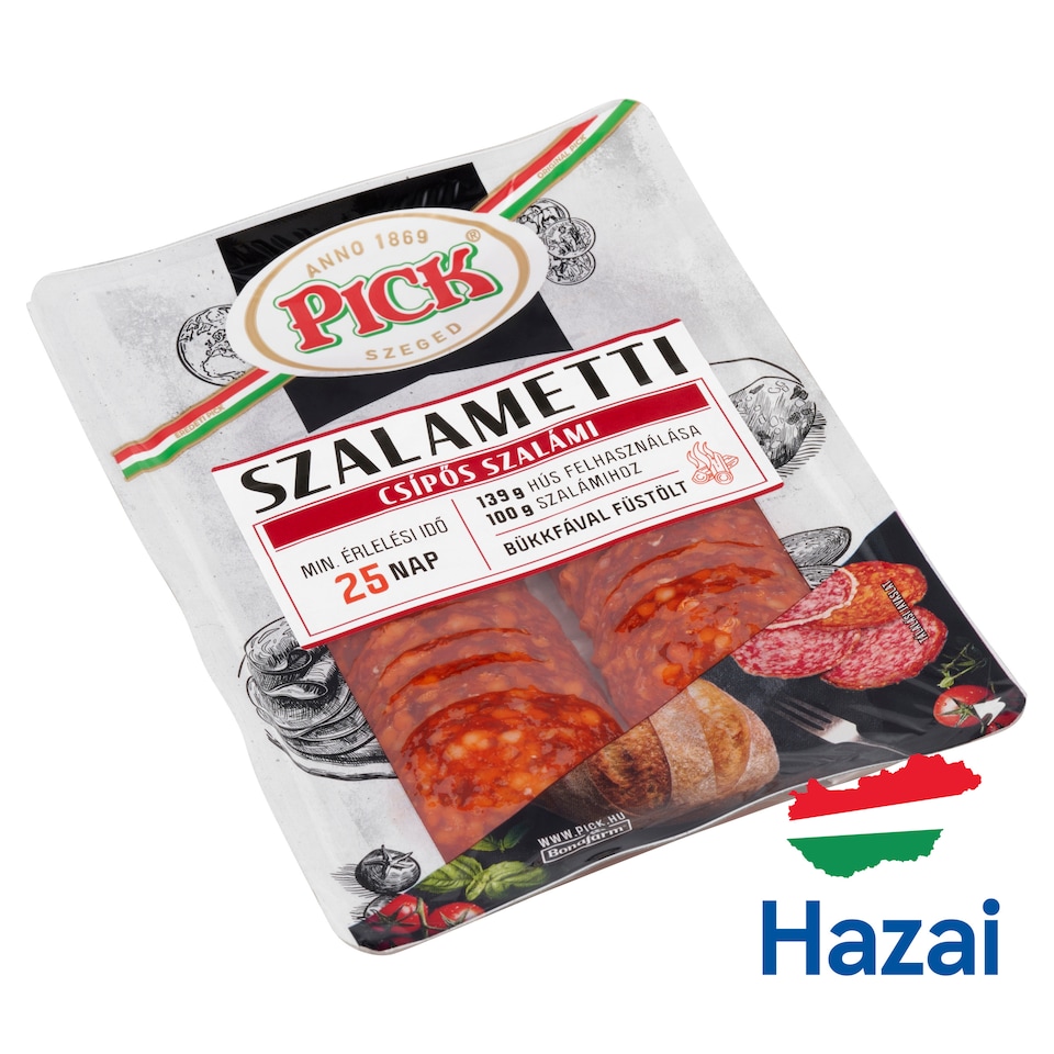 PICK Szalametti Sliced Hot Salami 70 g