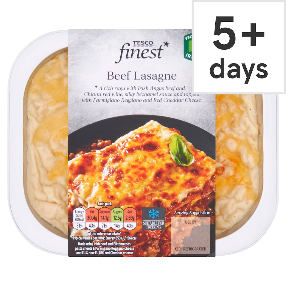 Tesco Finest Beef Lasagne 400G