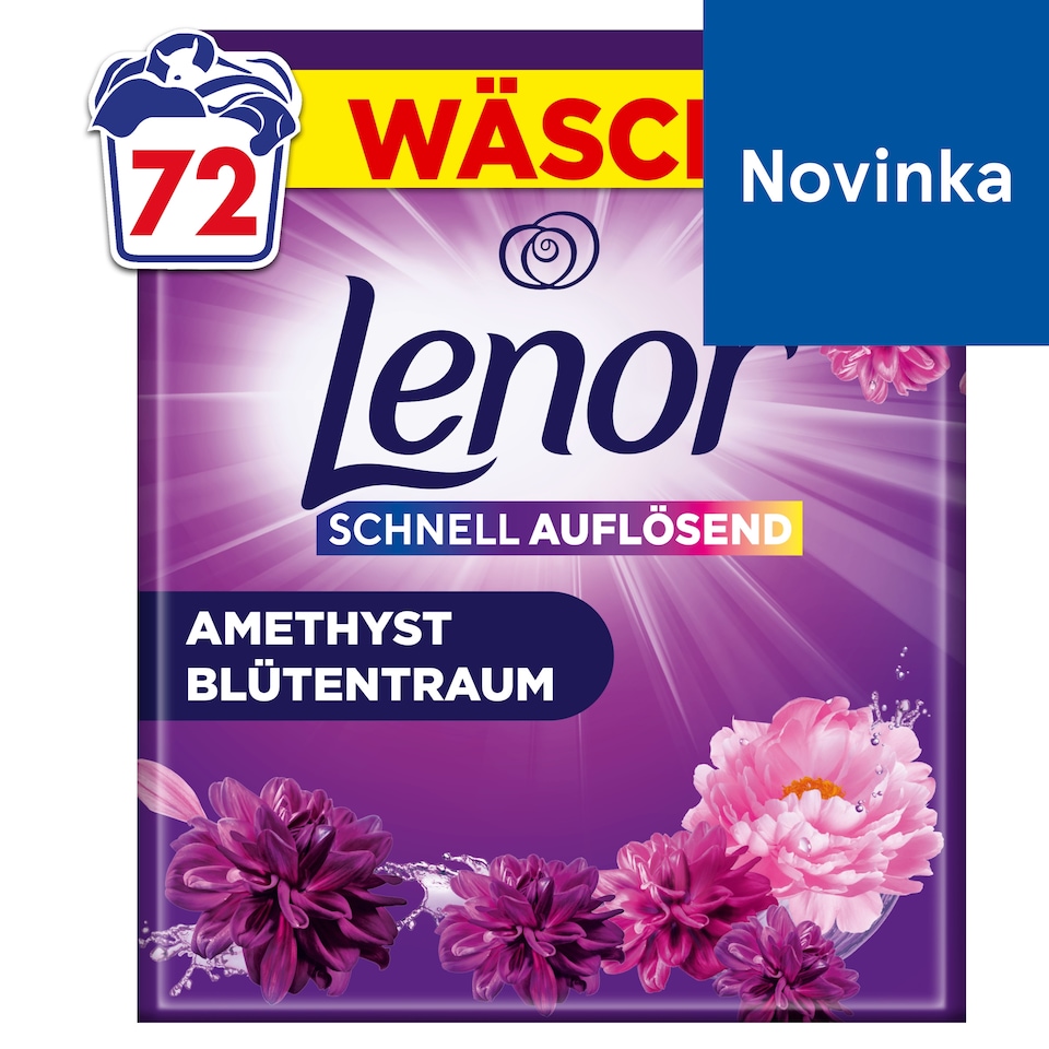 image 1 of LENOR Washing Powder 72 Washes, Flower Bloom