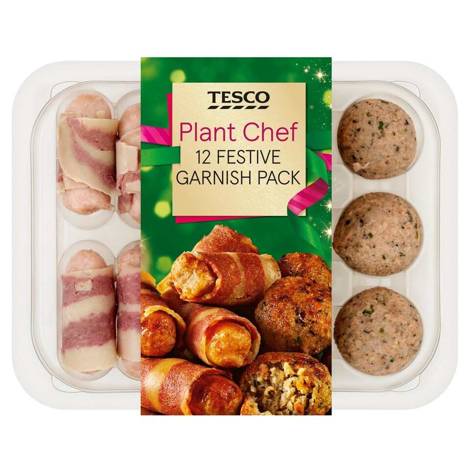 Tesco Plant Chef 12 Festive Garnish Pack 255g