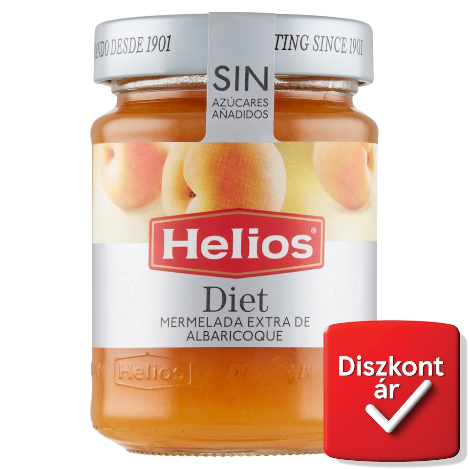 Helios sárgabarack extradzsem édesítőszerrel 280 g  1. kép