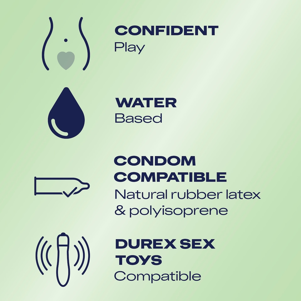 image 1 of Durex Naturals Water Based Pure Lubricant Gel 100ml