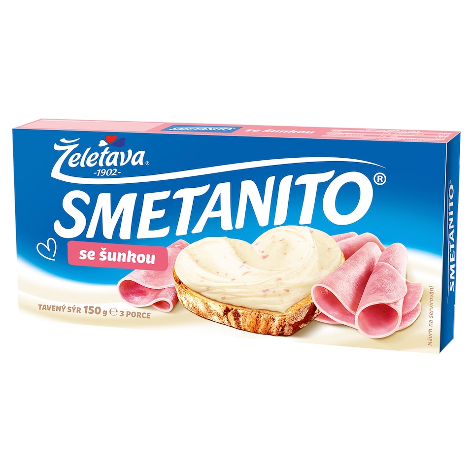 Smetanito Se šunkou 3 ks 150g