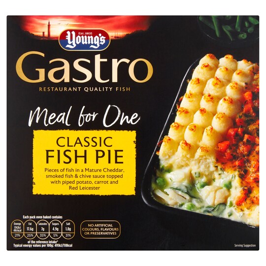 YOUNG'S GASTRO OUR FISH PIE 400G Tesco Groceries