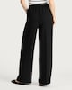 image 1 of F&F Wide Leg Drawstring Trousers in Black