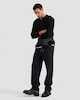 image 2 of F&F Pure Cotton Knitted Polo Jumper in Black