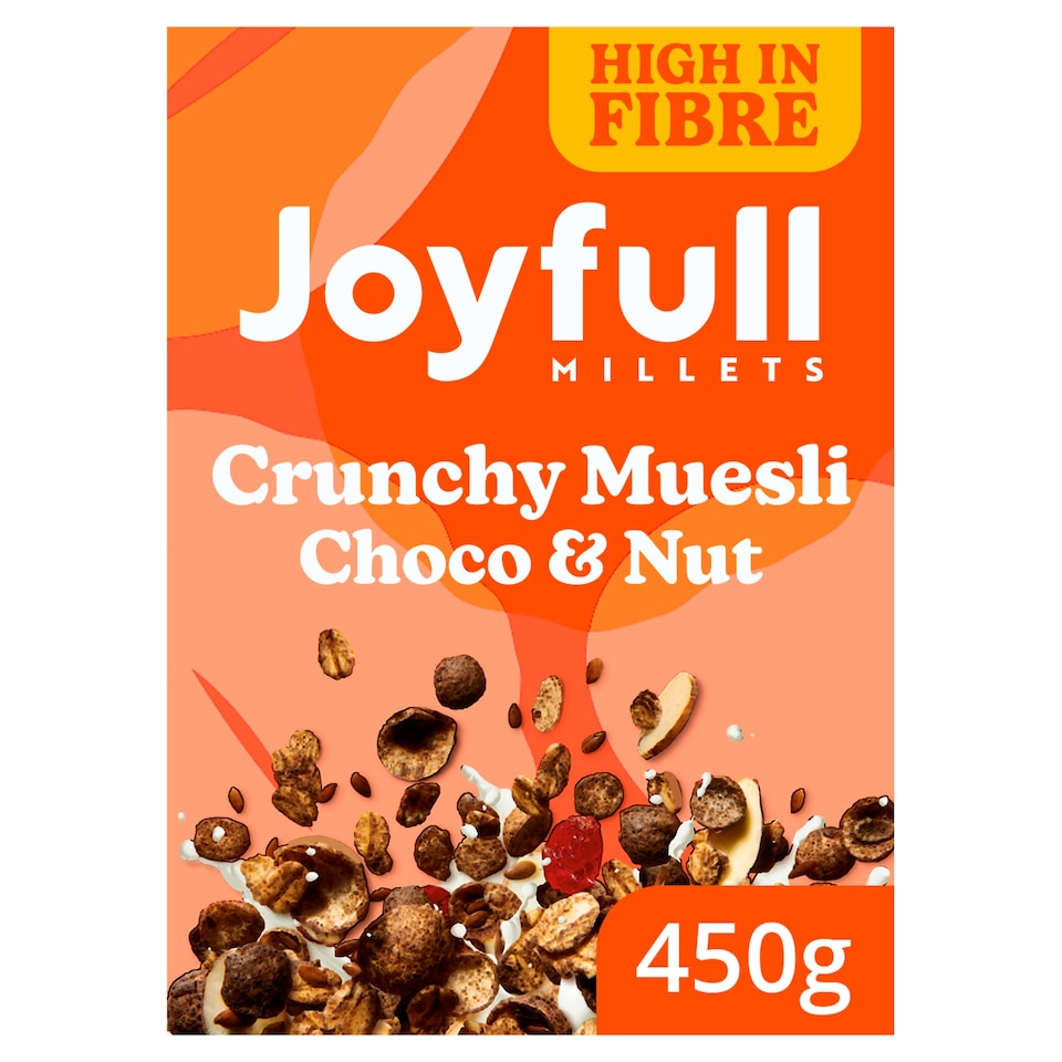 image 1 of Joyfull Millets Choco & Nut Crunchy Muesli 450g