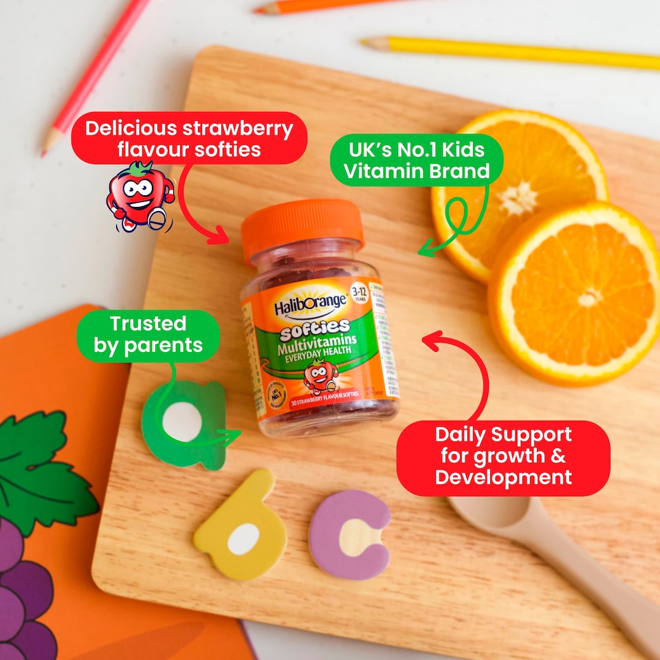 image 1 of Haliborange Softies Multivitamins - Strawberry Flavour 60s