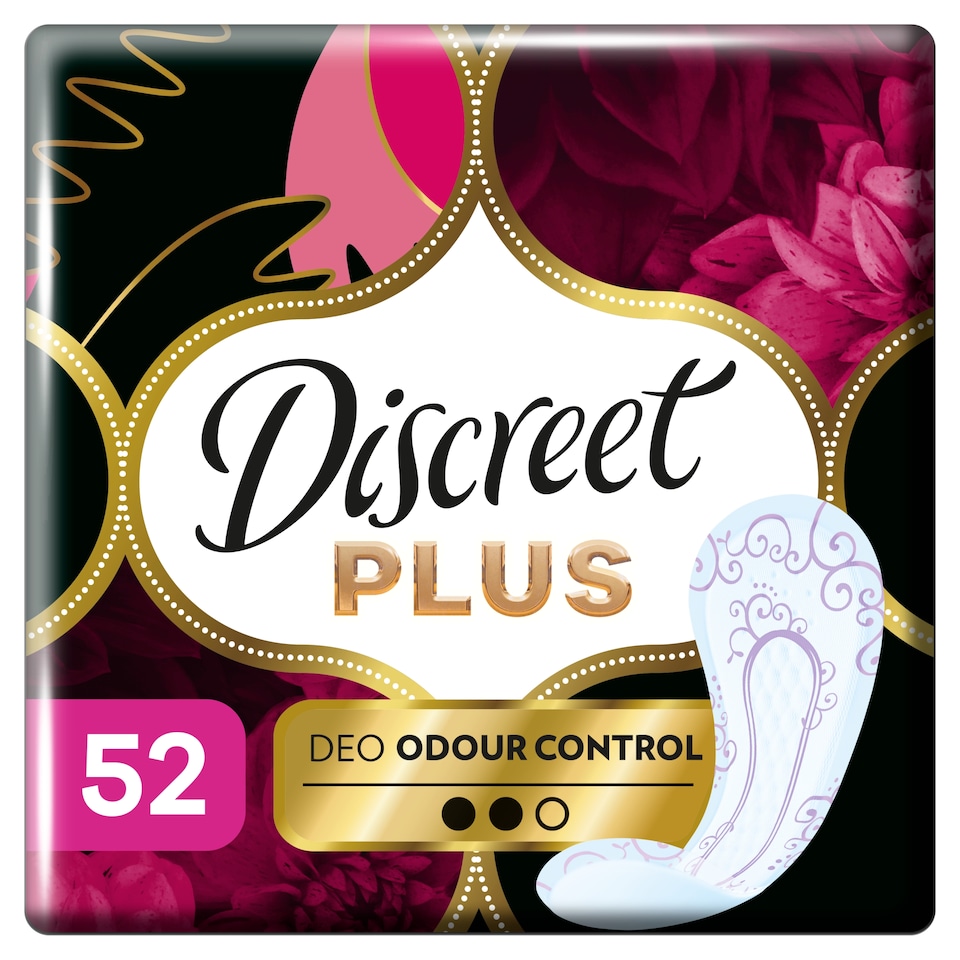 Discreet Protective Odour Control Plus Tisztasági Betétek 1. kép