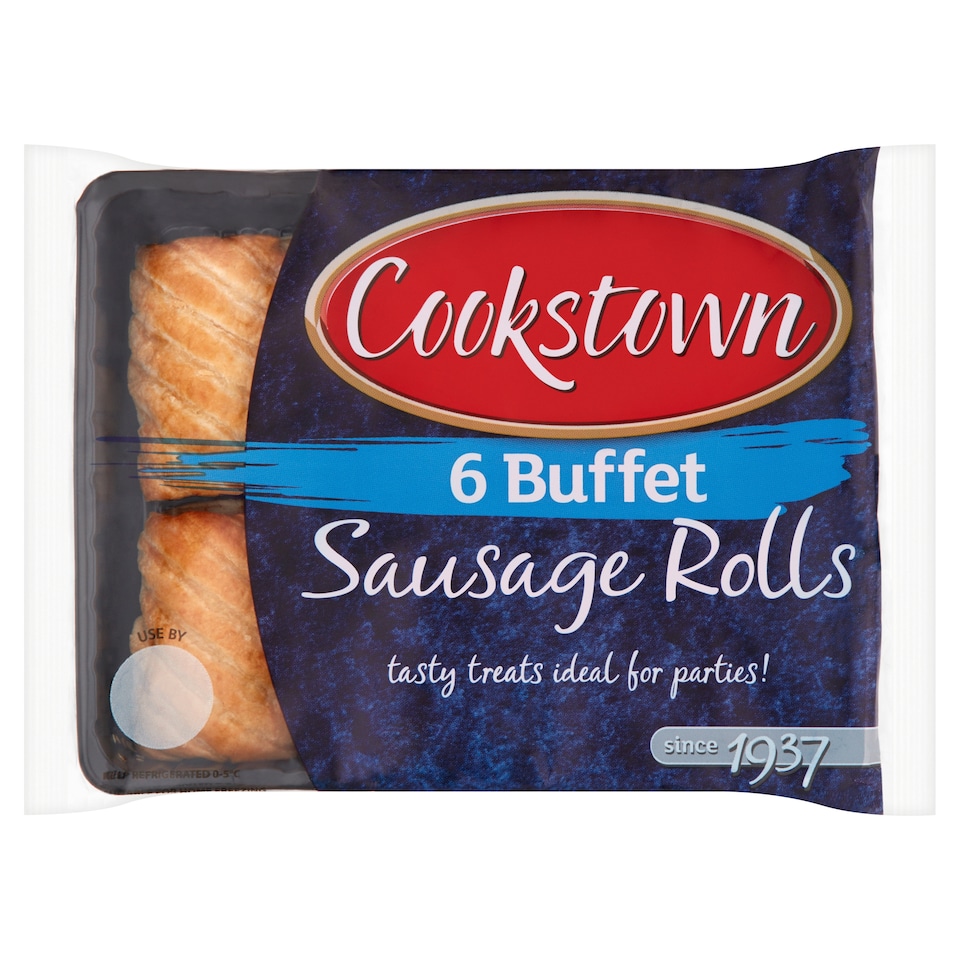 Cookstown 6 Buffet Sausage Rolls 216g