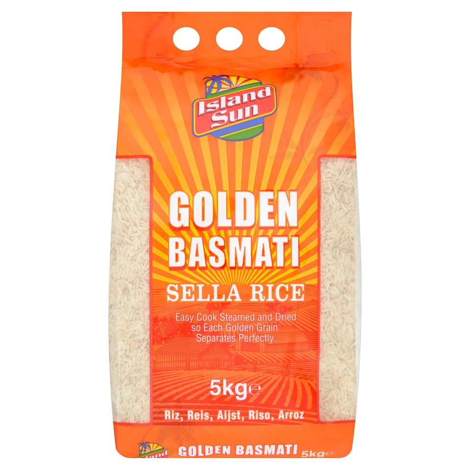 Island Sun Golden Basmati Sella Rice 5Kg