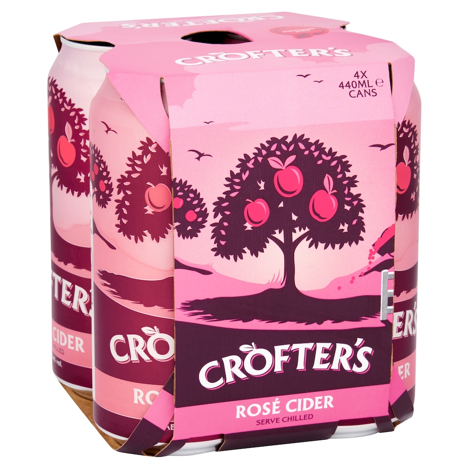 Crofter's Rose Cider 4x440ml
