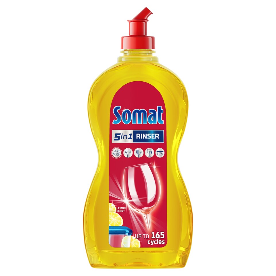 Somat Lemon&Lime száradást gyorsító mosogatógép öblítő 500 ml 1. kép