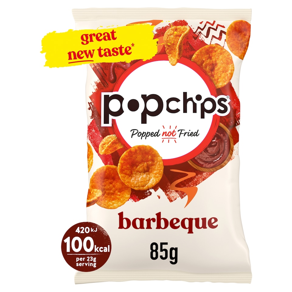 Popchips Barbeque Sharing Crisps 85g