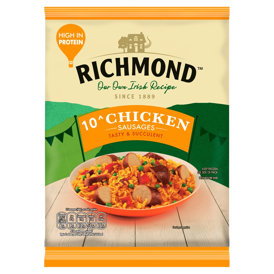 Richmond 10 Chicken Sausages 340G