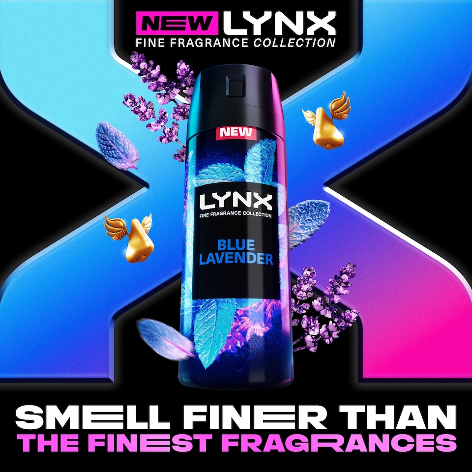 image 1 of Lynx Blue Lavender 72h Fine Fragrance Deodorant Bodyspray for Men 150ml