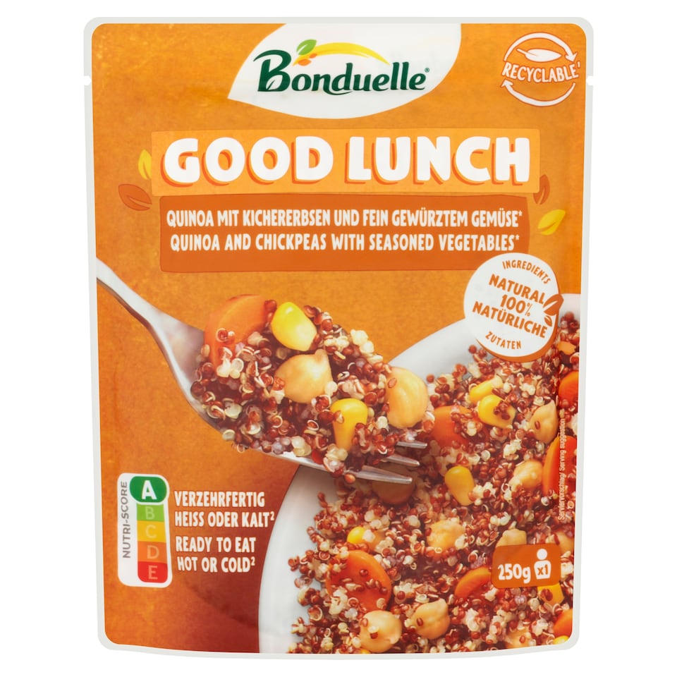 image 1 of Bonduelle Good Lunch Carrots, Chickpea, Corn, Quinoa Mix with Olive Oil 250 g