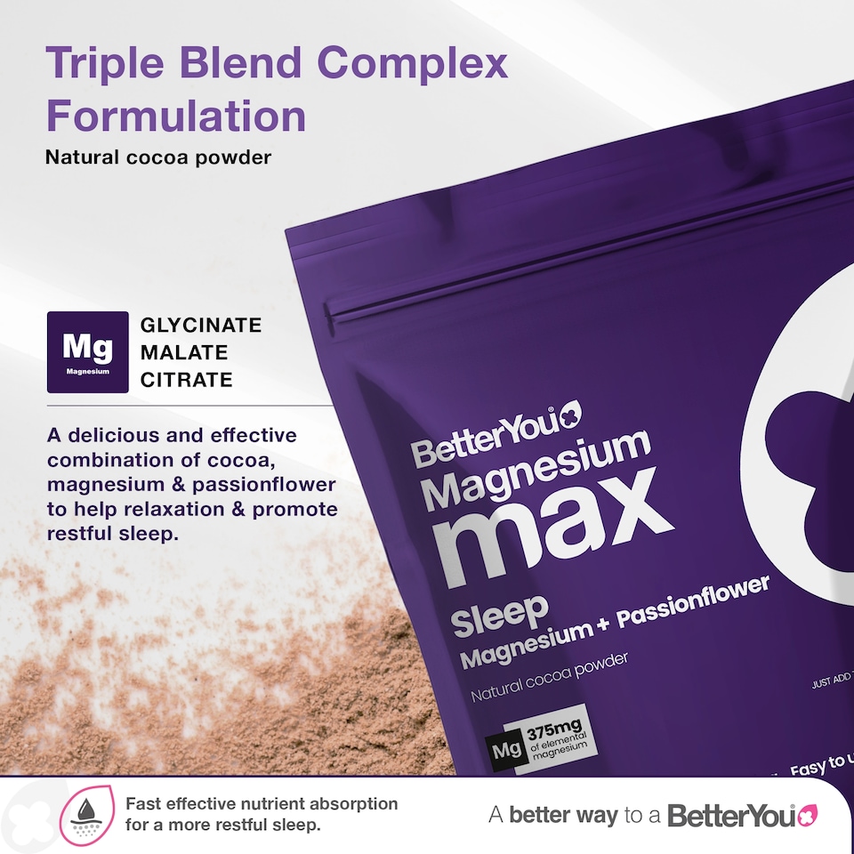 image 1 of Better You Magnesium Max sleep Passionflower 160g