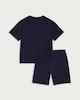 image 2 of Scotland FC 2-Piece Pure Cotton Crest Shorts Pyjama Set in Blue