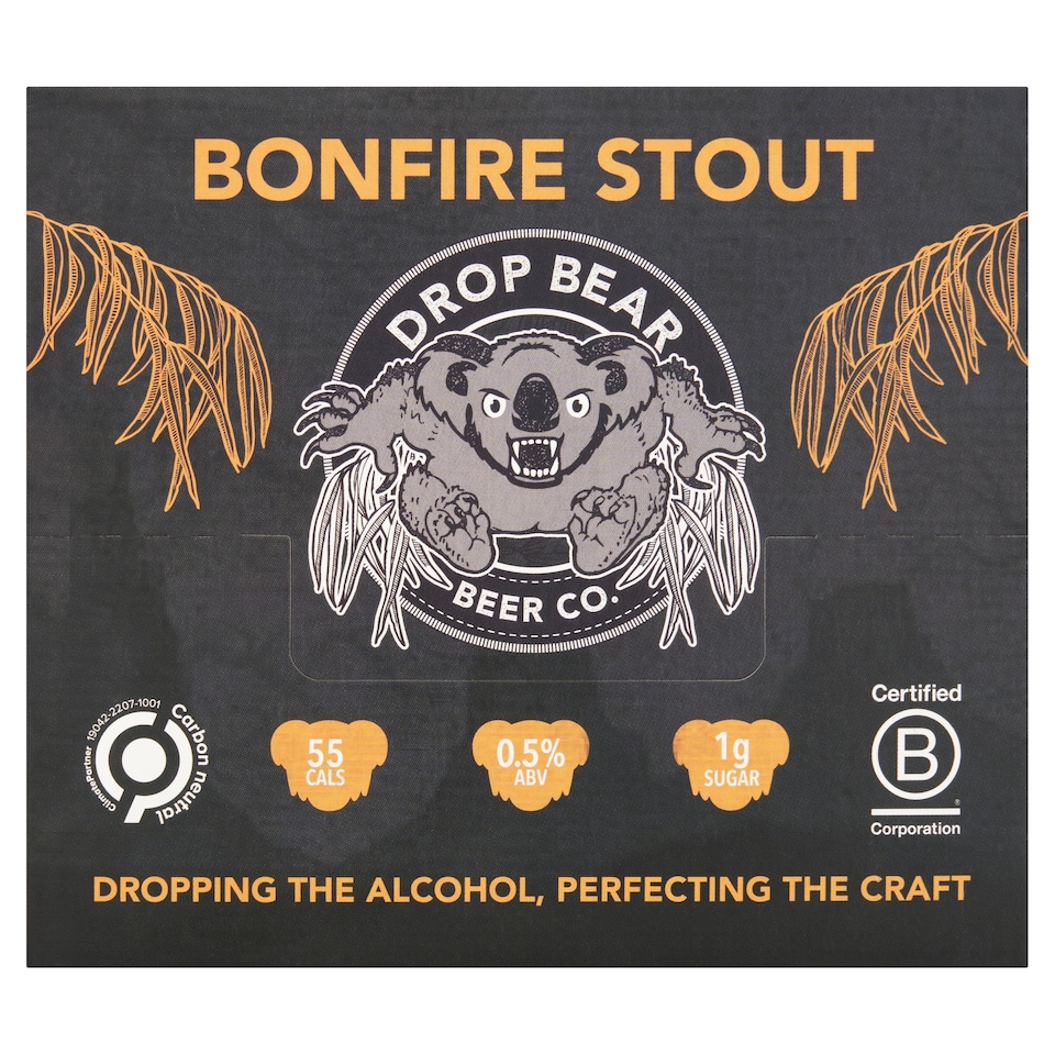image 1 of Drop Bear Beer Co. Bonfire Stout 4x330ml