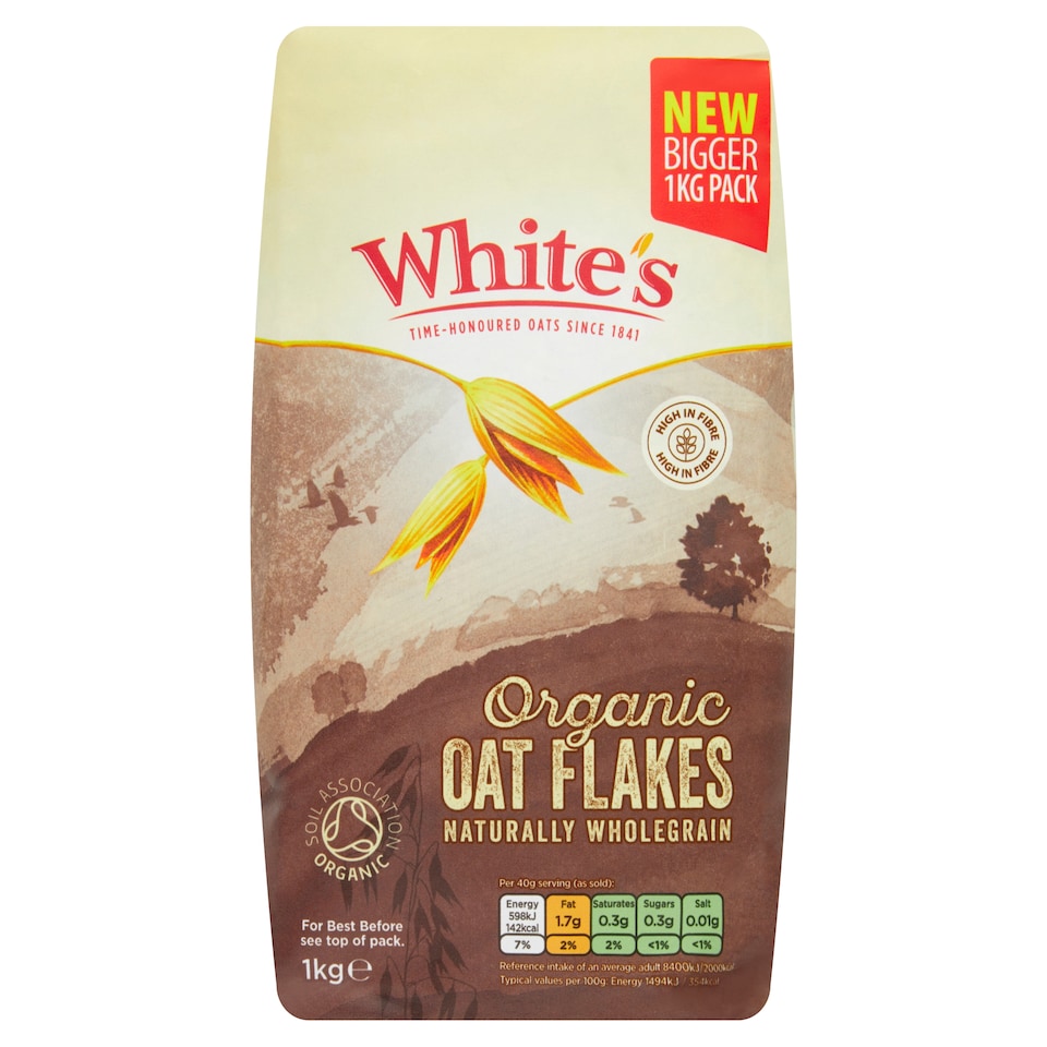 Whites Organic Porridge Oats 1Kg