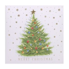 Tesco Christmas Tree Luxury Cards 5 pack