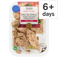 Tesco Salt and Chilli Roast Chicken Thigh Pieces 180g