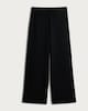 image 4 of The F&F Edit Textured Wide Leg Co-ord Trousers in Black