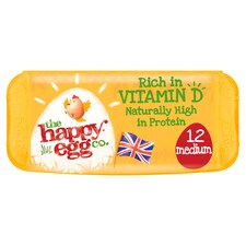 Happy Egg Co. Free Range Eggs 12 Medium
