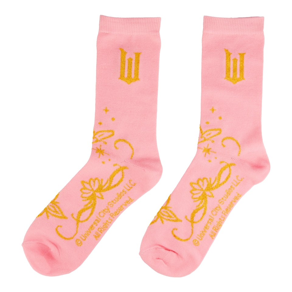 image 1 of Wicked Pink Glass Mug & Socks Christmas Gift Set