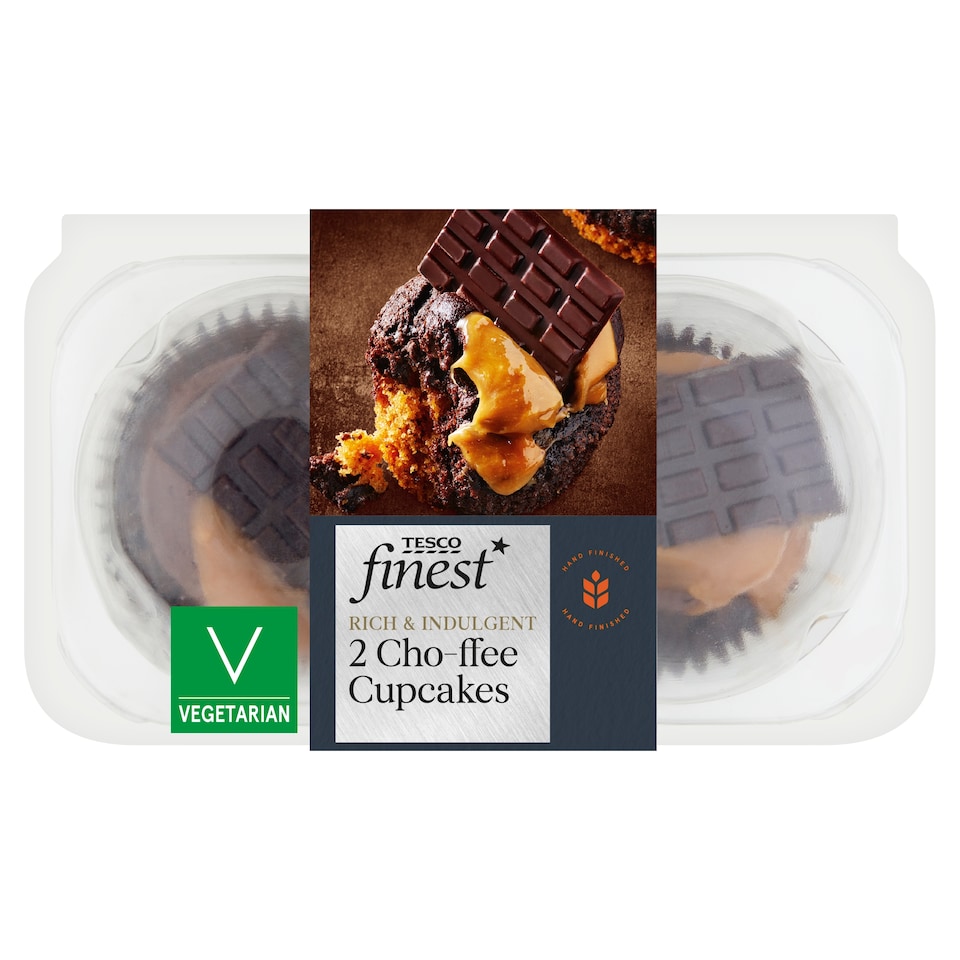 Tesco Finest 2 Cho-ffee Cupcakes