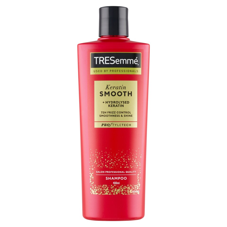 obrázok 1 z TRESemmé Keratín Smooth šampón na vlasy s hydrolizovaným keratínom 400 ml
