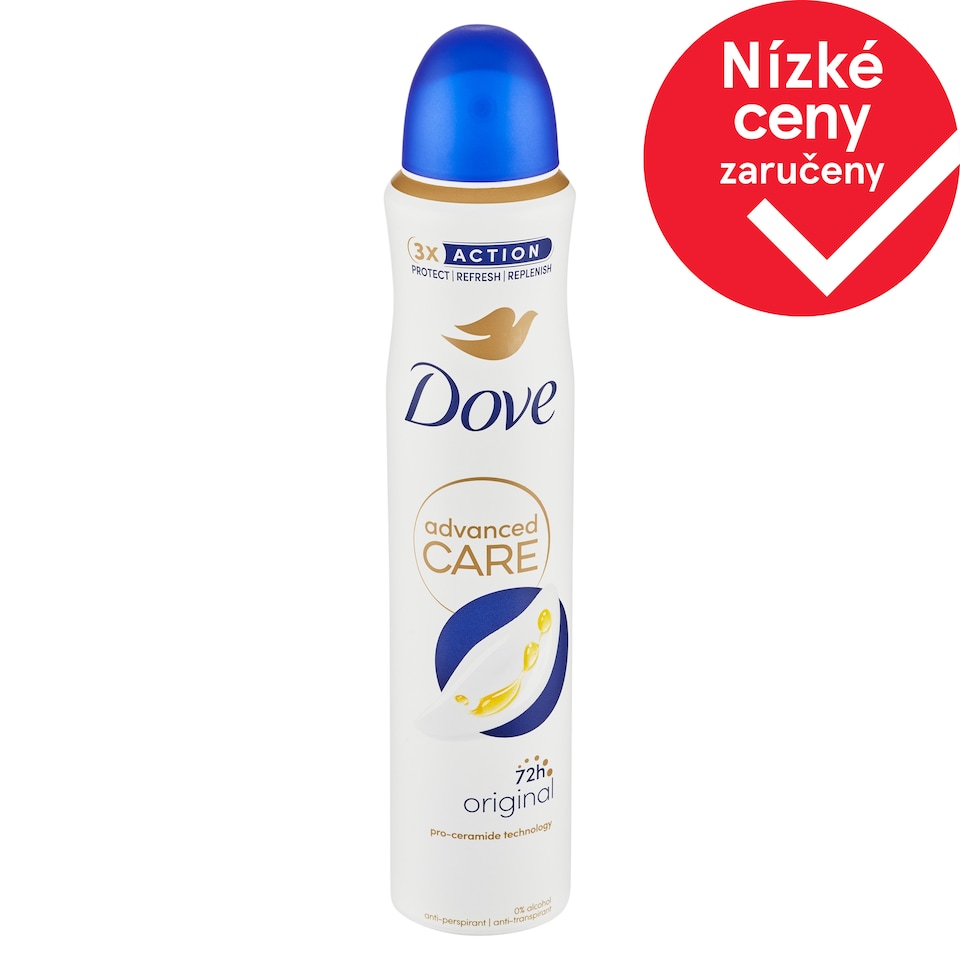 Obrázek 1 pro produkt Dove Advanced Care Original antiperspirant ve spreji 200ml