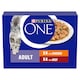 image 1 of Purina One Wet Meat Chicken Beef 8X85g