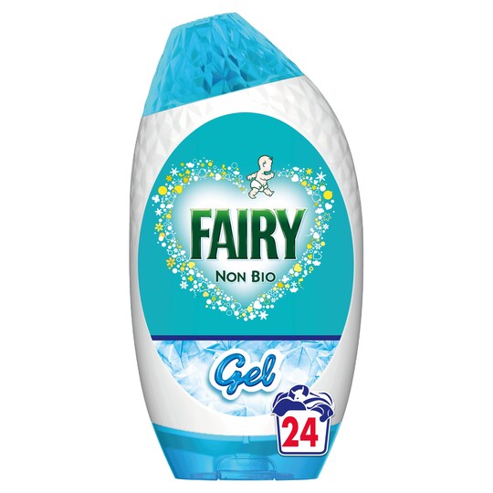 Fairy Non Biological Washing Gel 24 Washes 840Ml Tesco Groceries