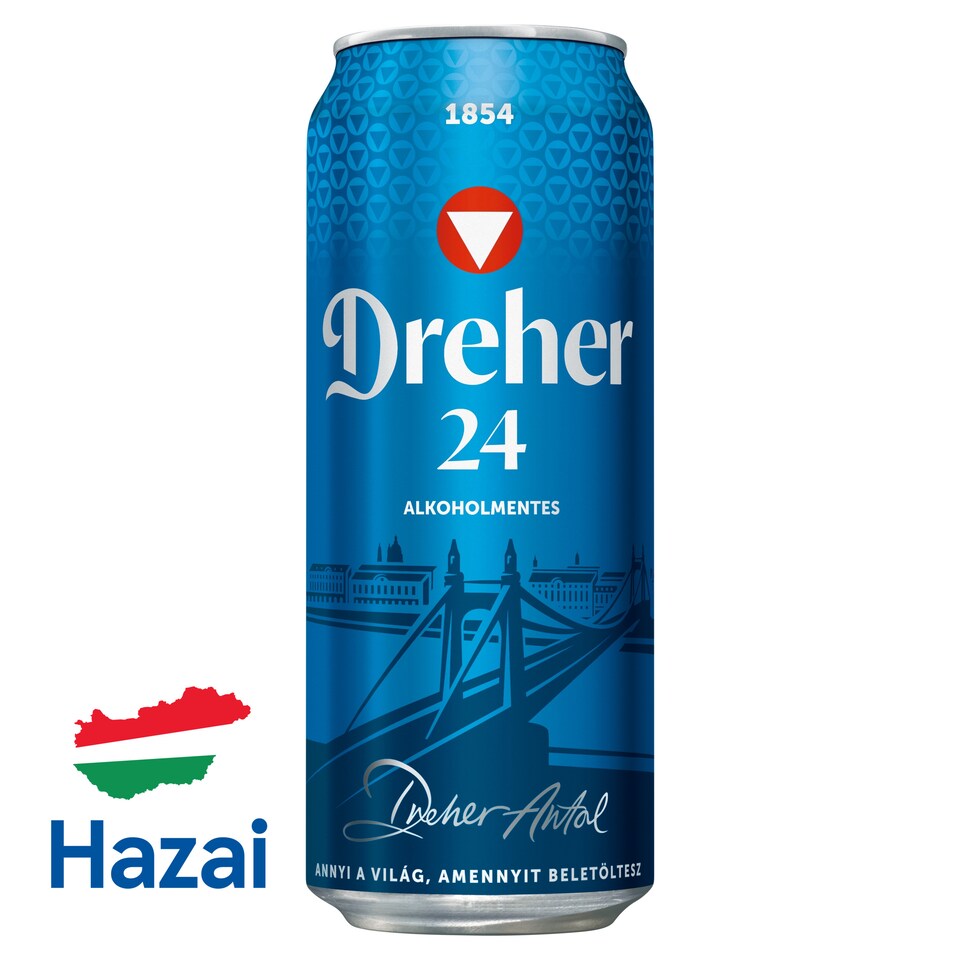 Dreher 24 alkoholmentes világos sör 0,5% 0,5 l