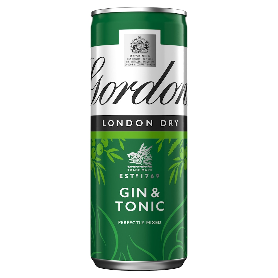 image 1 of Gordon's Gin & Tonic Can 5% Vol 250ml